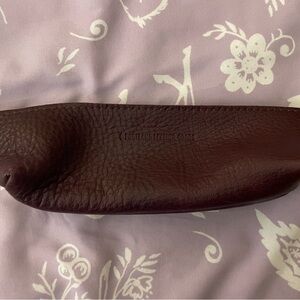 Portland Leather Goods canoe bag PLUM